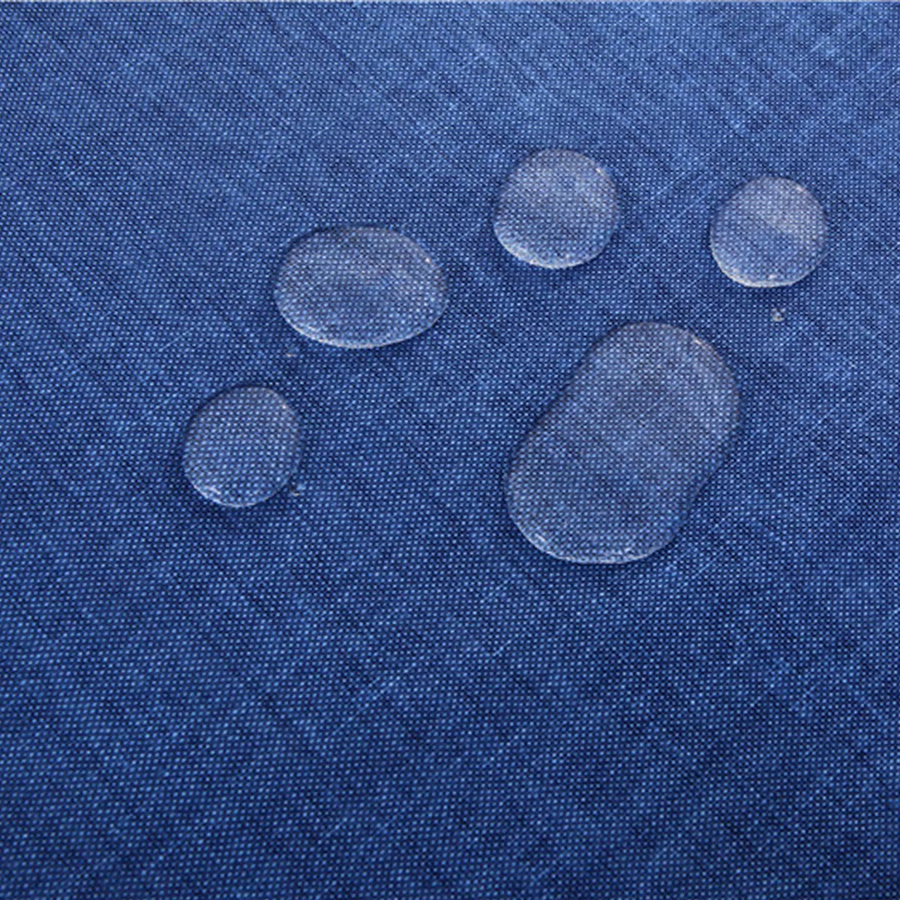 Wasserdichte und ölbeständige Tischdecke von New Home D, rechteckige Tischabdeckung aus beschichtetem Baumwoll-Leinen in Grau oder Blau - Bild 3