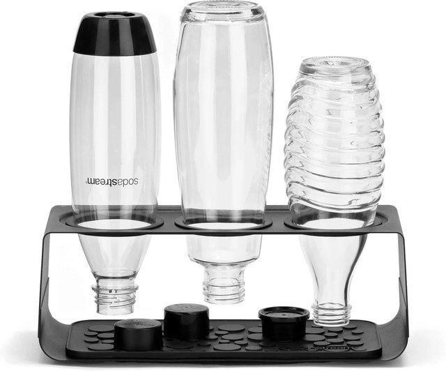 SodaStream Abtropfhalter aus Silikon und Kunststoff in Schwarz - Bild 1