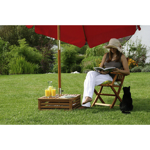 Garden Pleasure Schirmständer Verkleidung Taylor in Natur und Beige, B/T/H: 58 x 58 x 23 cm - Bild 2