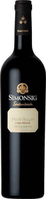 Simonsig Frans Malan Cape Blend Rotwein, Pinotage, 2021, Stellenbosch, trocken, 0,75 l - Bild 1