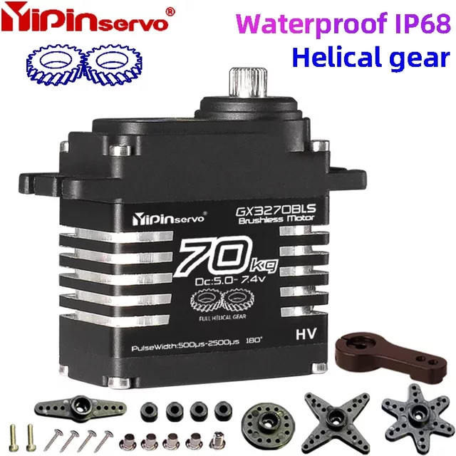 YP Servo, bürstenlos, magnetische Induktion, 8,4 V, 70 kg, Autozubehör - Bild 1