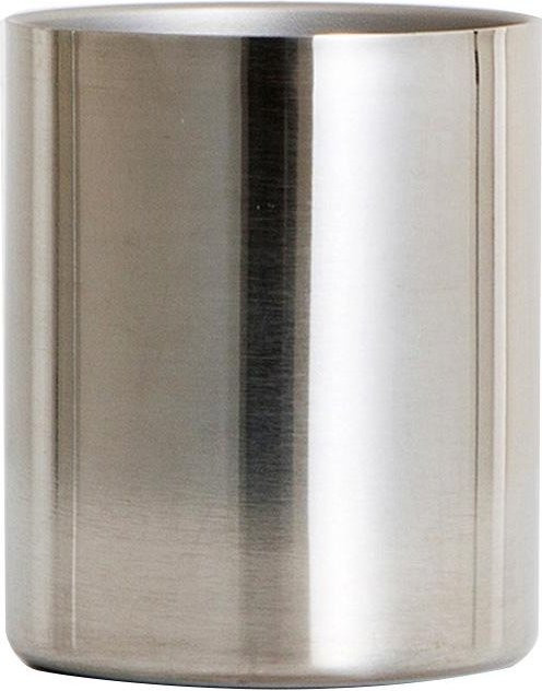 Serene Homes Stifthalter aus rostfreiem Edelstahl in Silber als Aufbewahrungsbehälter für Stifte, Make-up Pinsel oder Blumenarrangements - Bild 1