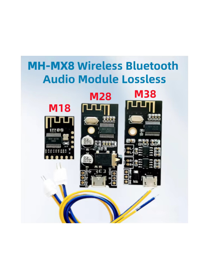 PLR Bluetooth Audio Receiver Modul MH-MX8 MH18 High Fidelity HIFI MP3 Decoder Kit in Schwarz - Bild 3