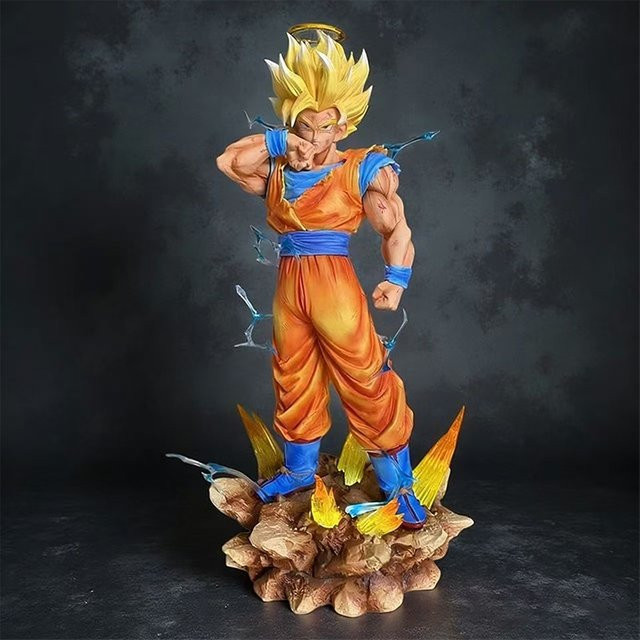Bandai Dragon Ball Z Son Goku Ssj2 Figur, Actionfigur, mit Led Basis - Bild 1