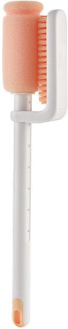 CosyHome Flaschenbürste mit Teleskopgriff und Doppelkopf-Reinigungssystem in Weiß - Bild 1