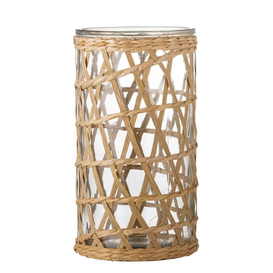 Bloomingville Windlicht Tanea aus Naturglas in Transparent, Höhe: 24 cm - Bild 1