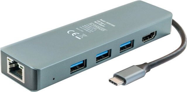 Schwaiger USB 3.0 Hub in Grau - Bild 1