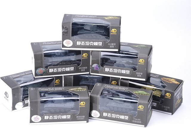 GRAPMAN Kampfpanzer Mini, 8-teiliges Set, 1/144 - Bild 1