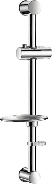Delabie Brausestange verchromt mit Seifenablage, Durchmesser: 25 mm, Höhe: 540 mm - Bild 1