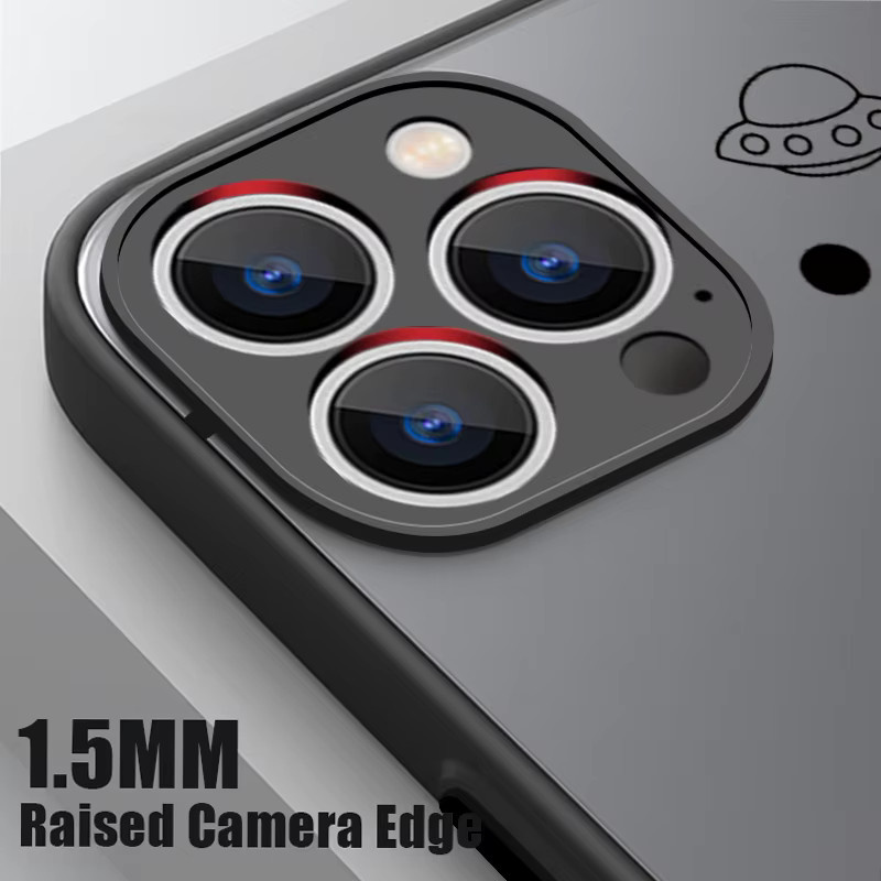 Magnetische Astronauten Handyhülle für Apple iPhone 17e 16e 17 16 15 Pro Max 14 13 Pro Max mit MagSafe, stoßfeste Luxus Schutzhülle in matter Optik - Bild 4