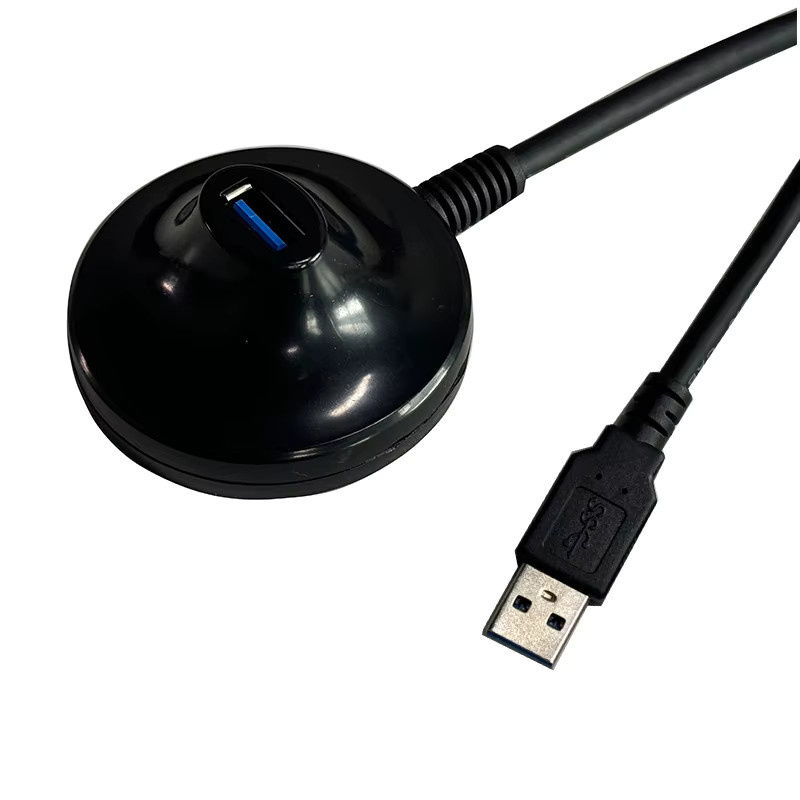 VBDWRM USB 3.0 Verlängerungskabel mit Sockel, Desktop USB 3.0 A-Stecker auf Buchse, Schwarz - Bild 3