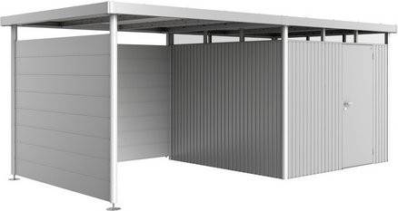 Biohort Rückwand für Seitendach Gr. L für HighLine H2-H5 in Silber-Metallic und Grau aus Stahl - Bild 3