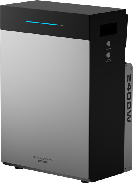 ALLPOWERS BS5000 PRO Balkon-Solarspeichersystem 5200Wh Hybrid-Solarstromstation mit 2400W Off-Grid und On-Grid Funktion und LiFePO4-Batterie - Bild 1