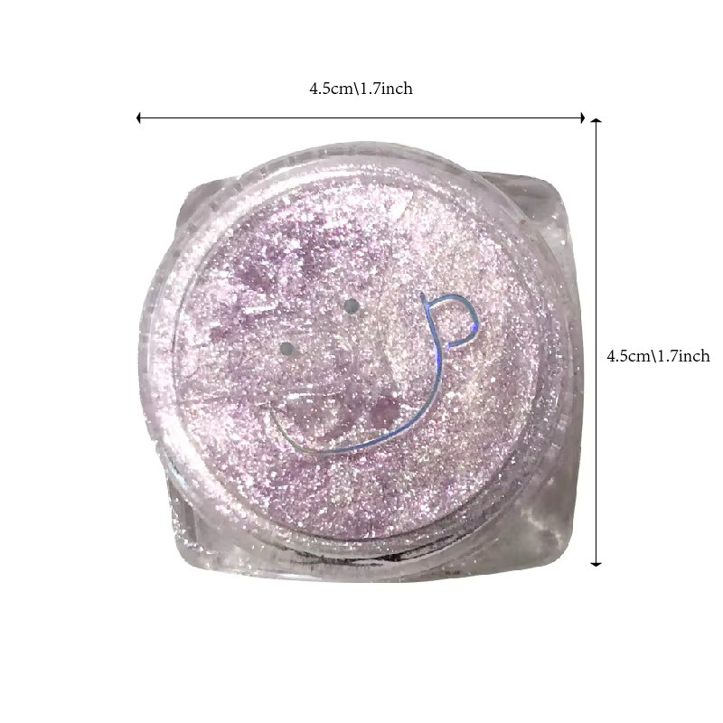 Faiccia Glitzer-Gel-Lidschatten, glänzend, Unisex - Bild 4