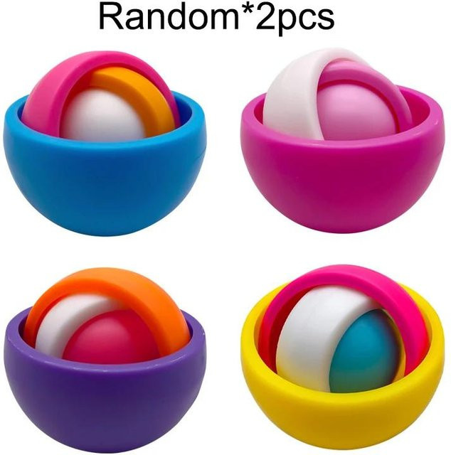 XDR 3D Rotationskugel Fidget Kreisel Sensorisches Spielzeug - Bild 1
