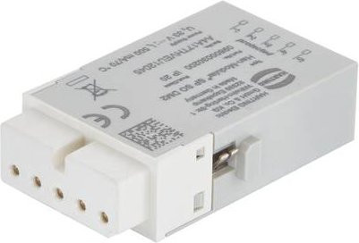 HARTING Einzelmodul 09800030200 mit 5 Push-In-Klemmen in Weiß - Bild 1