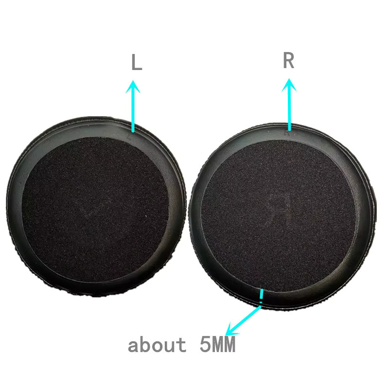 AKG Ersatz-Ohrpolster rund, Farbe: Schwarz, Durchmesser: 105 mm, passend für K550 K551 K553 Kopfhörer - Bild 3