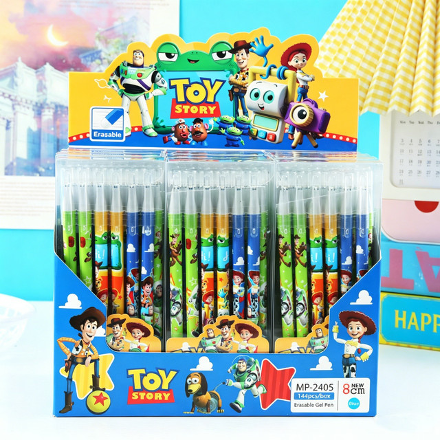 Disney Toy Story Magic Erasable Gelstift-Set, 24-teilig, blaue und bunte Tinte, 0,5 mm feine Spitze - Bild 1