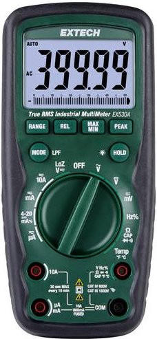 Extech EX530A Digitales Hand-Multimeter CAT IV 600V in Grün mit 50000 Counts - Bild 1