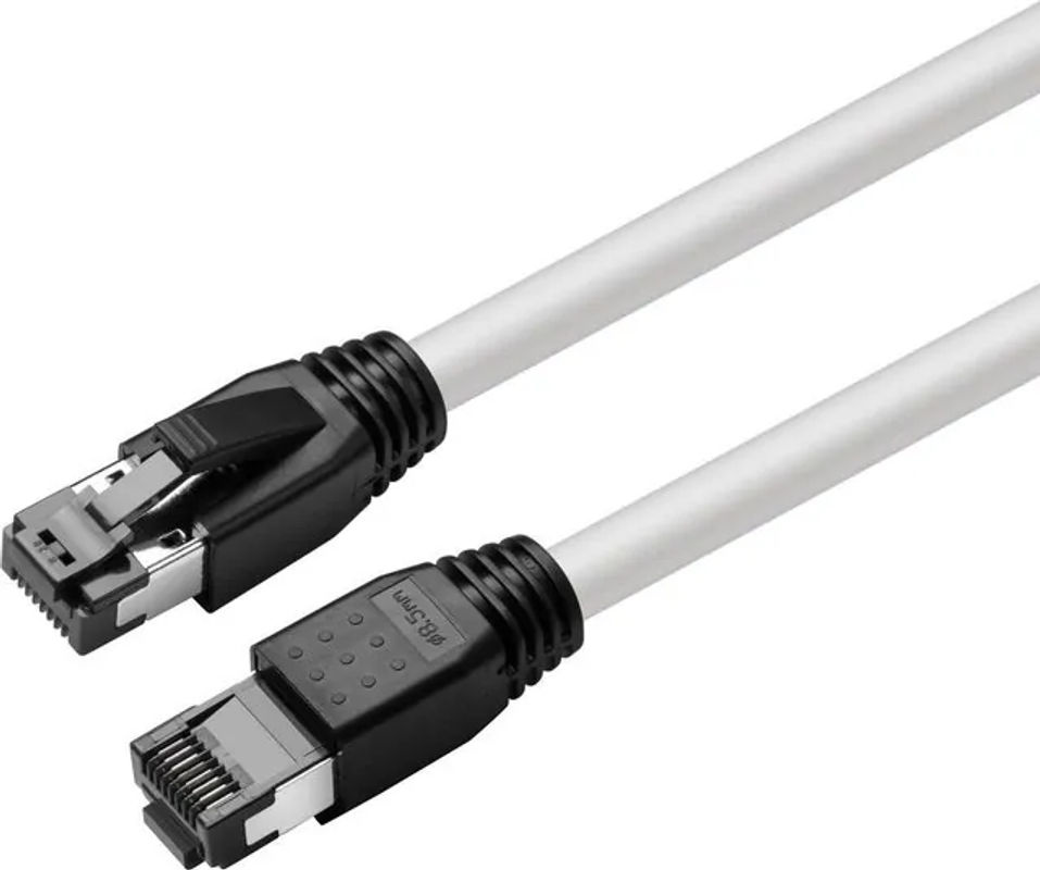 MicroConnect Patch-Kabel CAT 8,1 S/FTP RJ-45 auf RJ-45 Ethernet LAN Kabel, weiß, Länge: 10,0 m - Bild 2