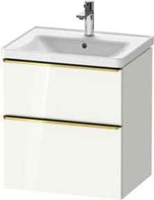 Duravit Waschtischunterschrank D-Neo, weiß hochglänzend, Wandmontage, B/T/H: 58,4 x 45,2 x 62,5 cm - Bild 1