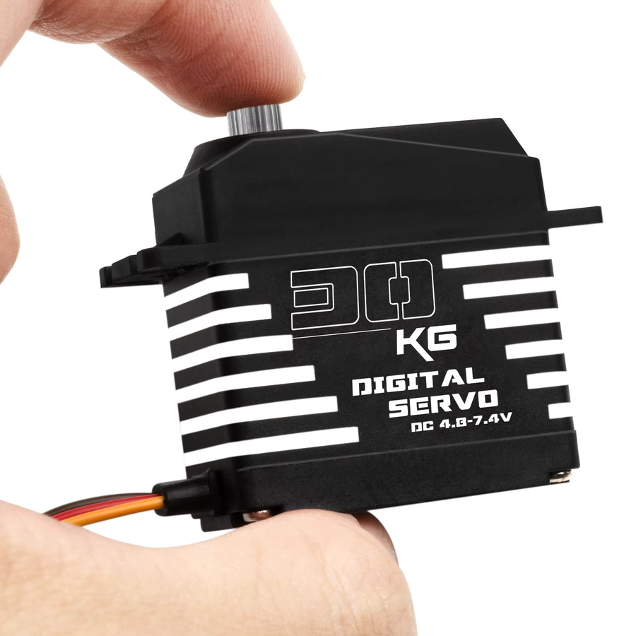 RCZIPROY Digitaler Servo, Metall, 1:8, Schwarz, Set - Bild 3