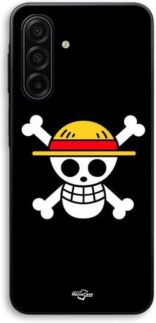 Maniacase Handyhülle für Samsung Galaxy A17 mit One Piece Piratenflagge Design in Schwarz - Bild 1