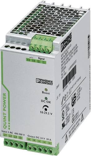 Phoenix Contact 2866792 Hutschienen-Netzteil DIN-Rail 24 V/DC 20A 480W in Weiß - Bild 1