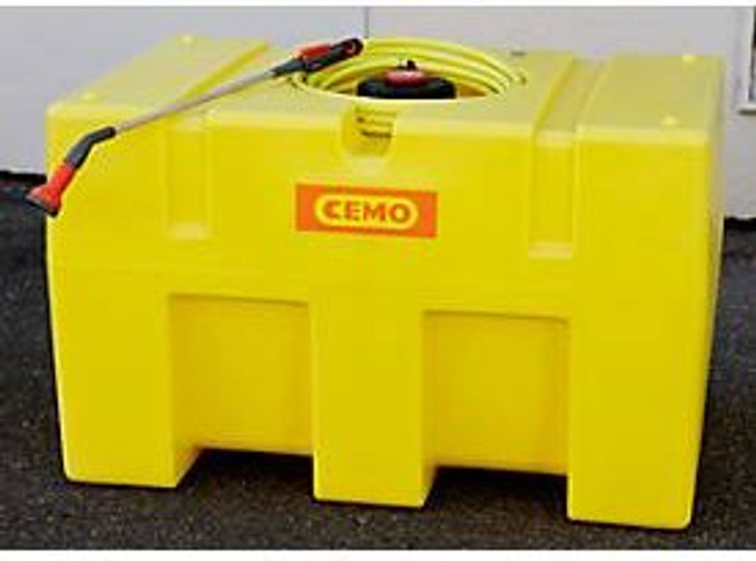 CEMO Mobiles Bewässerungssystem BWS 30-PE in Gelb mit 30 l/min Förderleistung, L 1160 x B 760 x H 730 mm - Bild 2