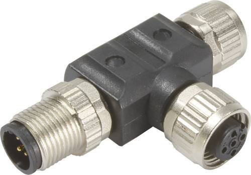 HARTING T-Verteiler 21033199501 in Schwarz mit 5 Polen - Bild 1