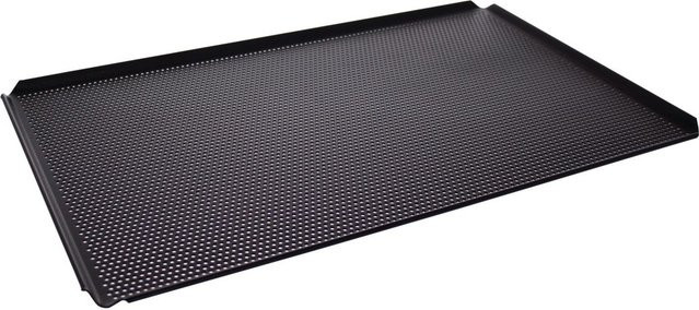 Schneider Lochblech TYNECK GN 1/1 Backblech, Schwarz, Rechteckig, B: 32,5 cm, L: 53 cm, H: 1 cm - Bild 1