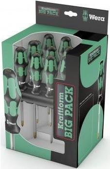 Wera Kraftform Big Pack 300 Schraubendreher-Set, 14-teilig, Schwarz-Grün - Bild 3