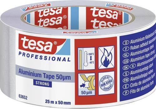 tesa STRONG Aluminium-Klebeband Silber Breite: 50 mm, Länge: 25 m - Bild 1