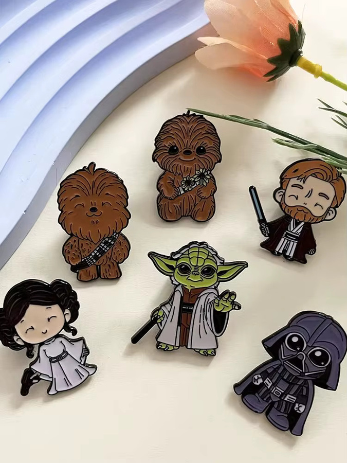 Star Wars Pin-Set, Metall, Bunt, Unisex - Bild 7