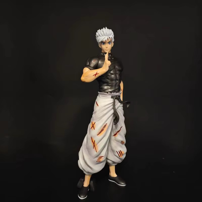Bandai Jujutsu Kaisen Gojo Satoru Figur, 22 cm, mit 3 austauschbaren Köpfen - Bild 2