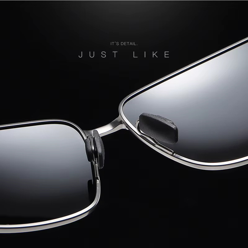 VCKA Sonnenbrille, Aluminium, Vollrand, quadratisch, Unisex, polarisiert - Bild 3