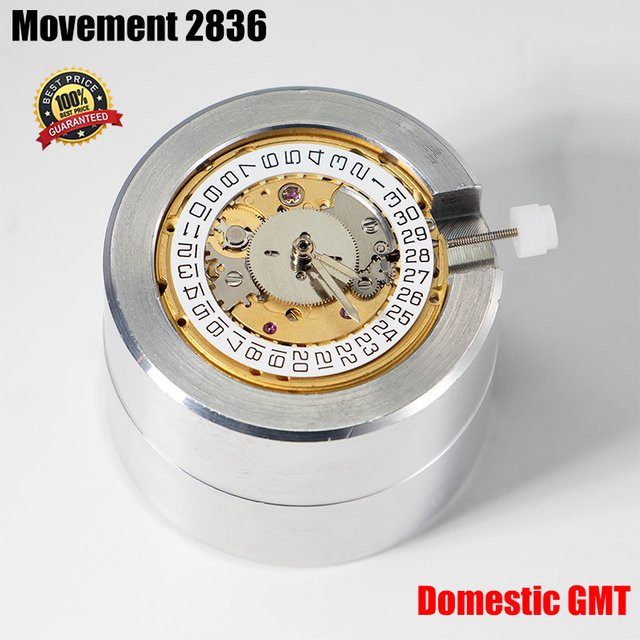 CAOWTAN Uhrenzubehör, GMT 2836, Automatisches mechanisches Uhrwerk, Gold - Bild 1