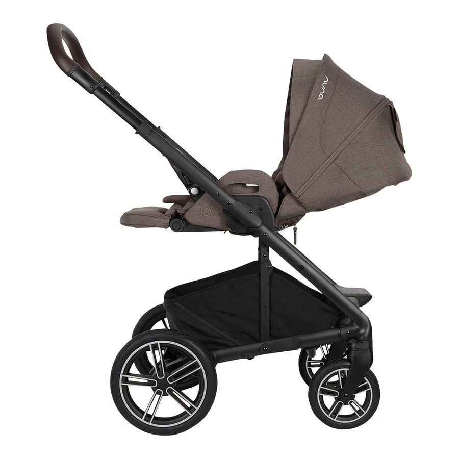 Nuna Kinderwagen MIXX next Kombikinderwagen in Braun mit Merino und Leatherette - Bild 2