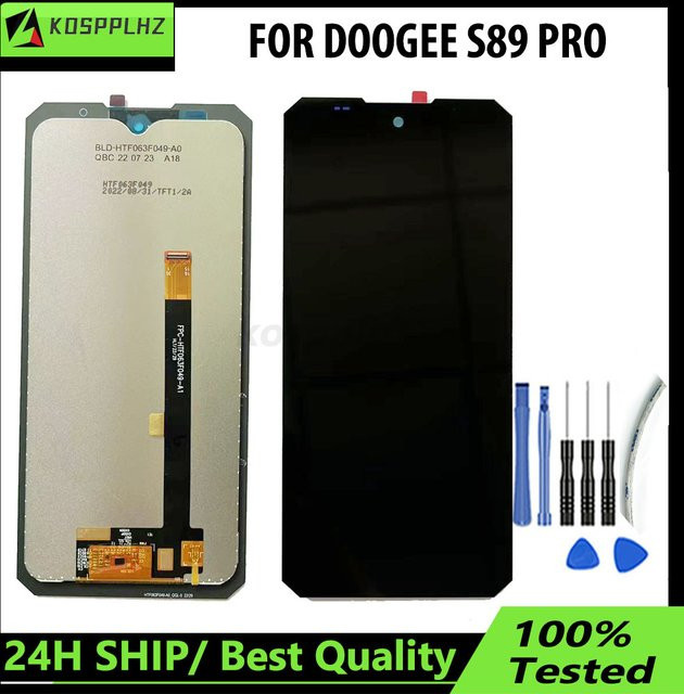 Doogee S89 Pro LCD-Touchscreen Ersatz Display in Schwarz - Bild 1