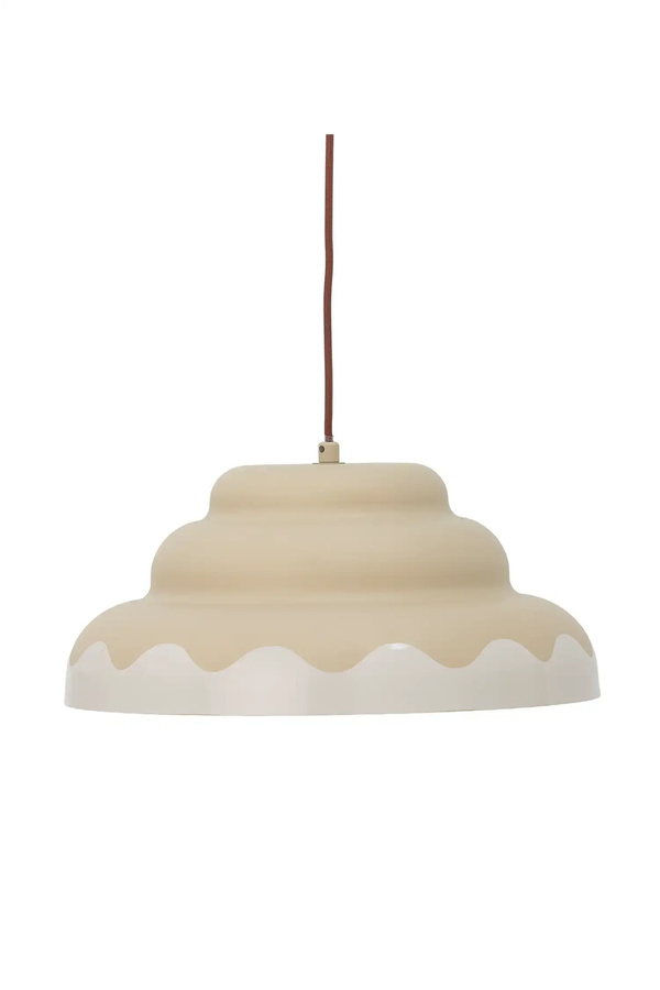 Bloomingville Hängeleuchte Lacya aus Metall in Off-White, Durchmesser: 40 cm - Bild 1