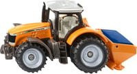 SIKU Modellfahrzeug Massey Ferguson mit Salzstreuer für den Winterdienst in Orange - Bild 1