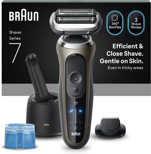 Braun Series 7 Elektrorasierer für Herren, Gold - Bild 3
