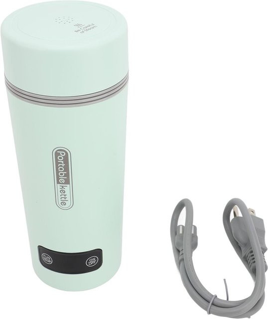 Tragbarer Reise-Wasserkocher von CosyHome aus Edelstahl 304 mit Temperaturregelung und Warmhaltefunktion, 350 ml, 300 W, Farbe: Light Green - Bild 1