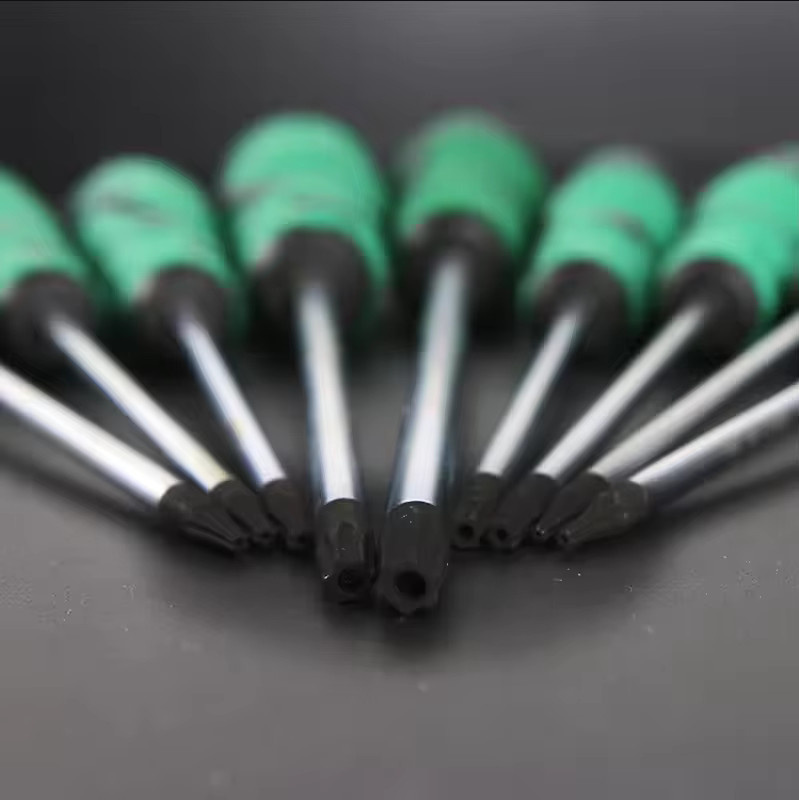 LAOA Torx Sechskant-Spezialschraubendreher mit S2-Stahl und Mittelloch in Grün - Bild 2