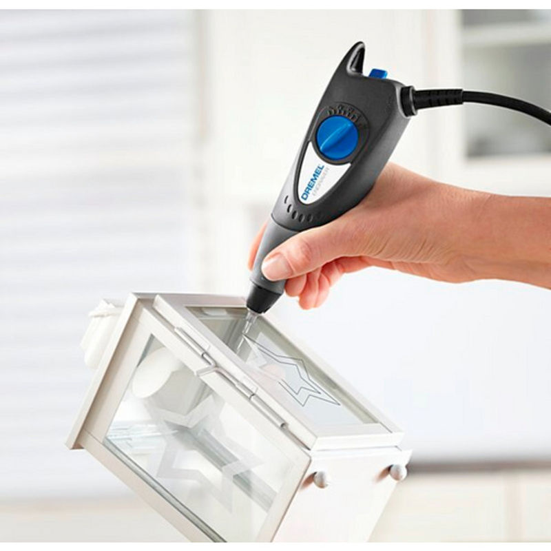 Dremel Gravierer 290-1 Kompaktwerkzeug mit Zubehör und Schablone, Mehrfarbig - Bild 5