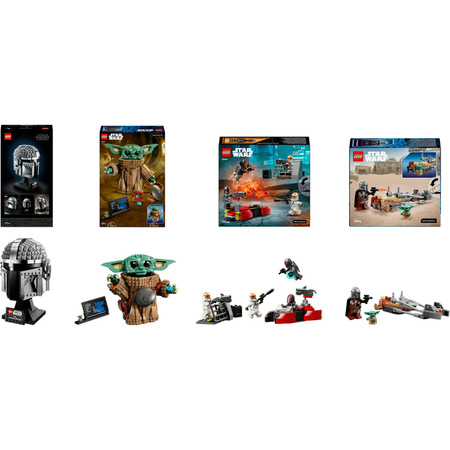 LEGO Star Wars Mandalorian Bundle mit Grogu Konstruktionsspielzeug