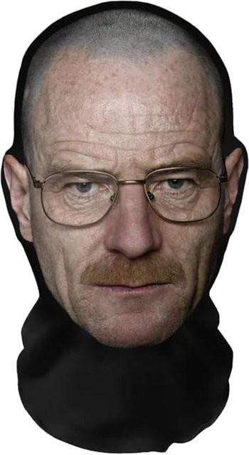 Walter Maske, 3D Realistische Maske, Vollgesichtsmaske, One Size - Bild 1
