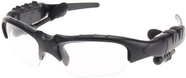 Bluetooth Smart Glasses Market-5 Wanderbrille mit Stereo-Kopfhörern, schwarze randlose Sonnenbrille mit UV-Schutz und polarisierten Gläsern - Bild 1