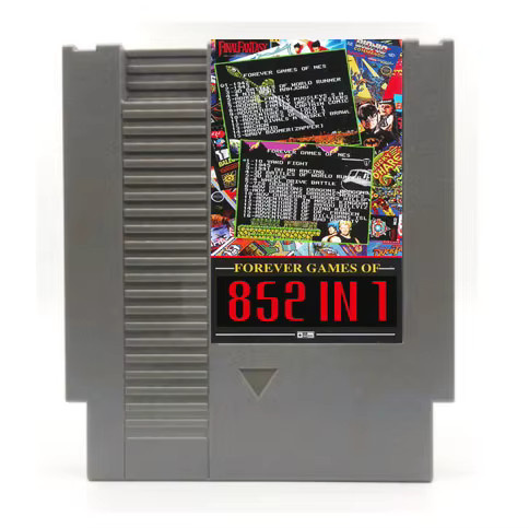 EZFLASH FOREVER DUO GAMES OF NES 852 in 1 Spielkassette für die NES-Konsole in Rot mit 1024MBit Flash-Chip - Bild 2