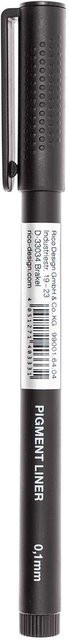 Rico Design Paper Poetry Pigment Liner Fineliner in Schwarz mit 0,1 mm Strichstärke - Bild 1